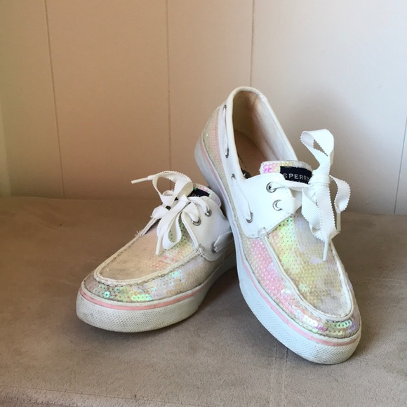 Sperry Shoes - Sperry Top-Sider boat shoe sz9 sequened